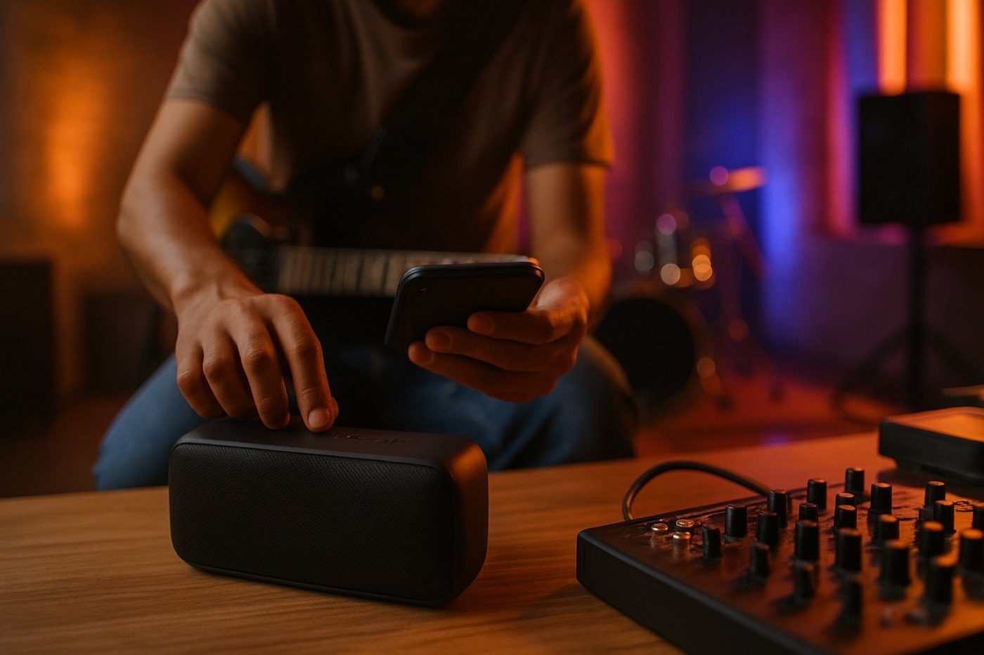 O que a caixa de som bluetooth fala ao conectar-se?