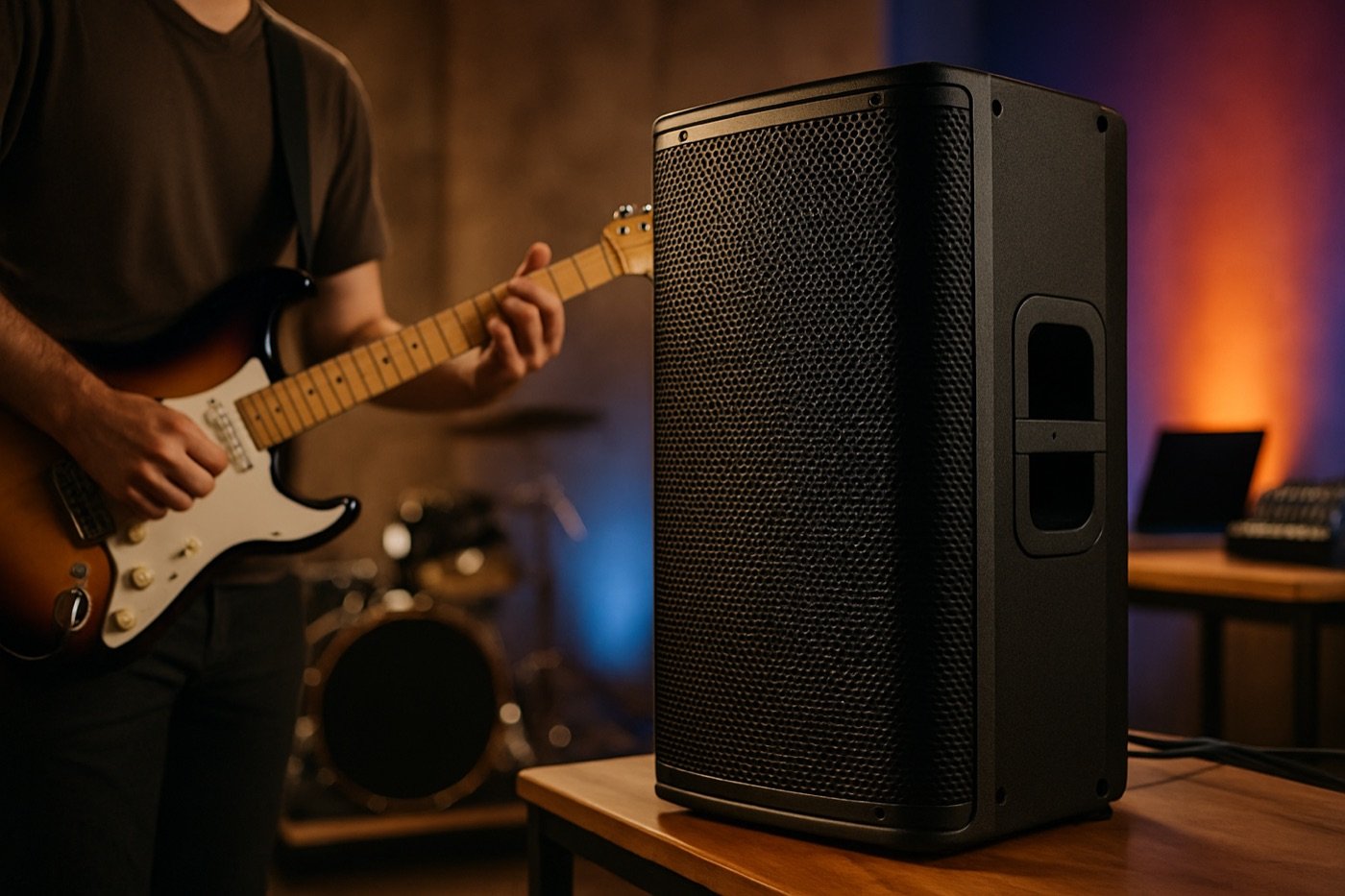 Qual a caixa de som amplificada mais potente?