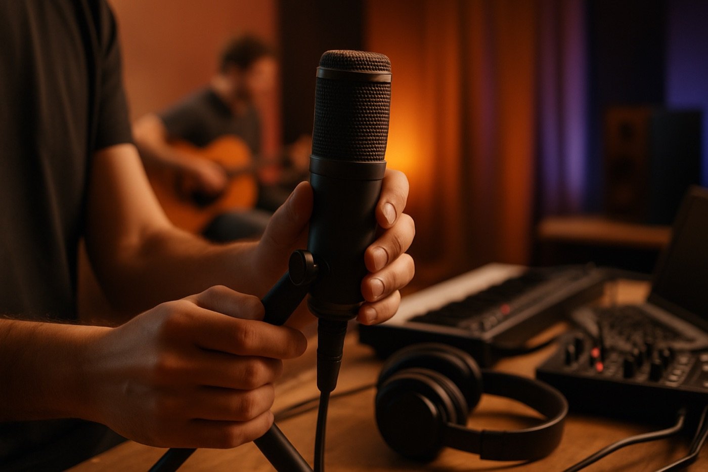 Qual o melhor microfone condensador para home studio?