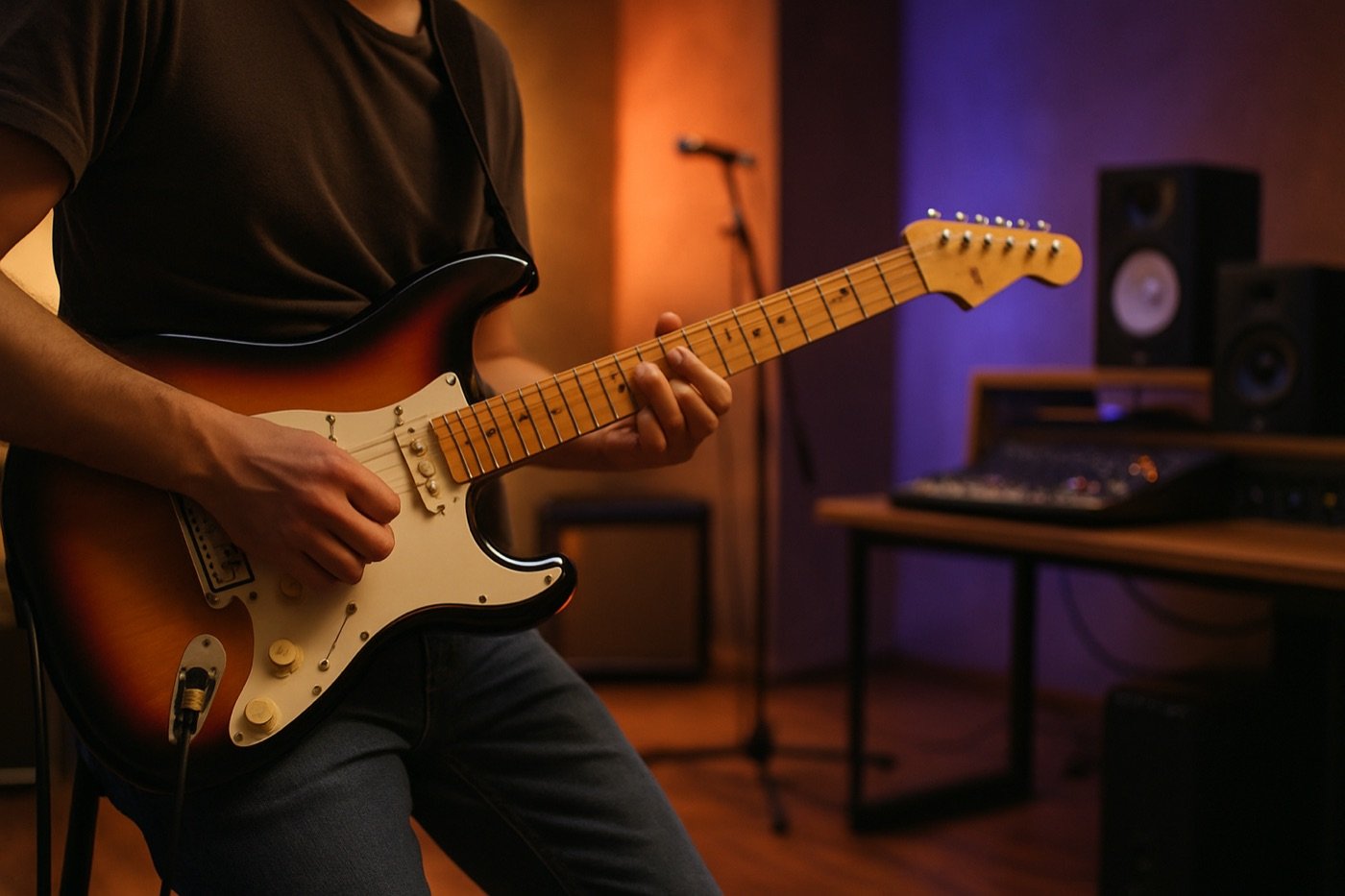 Quando a guitarra elétrica foi inventada e como evoluiu?